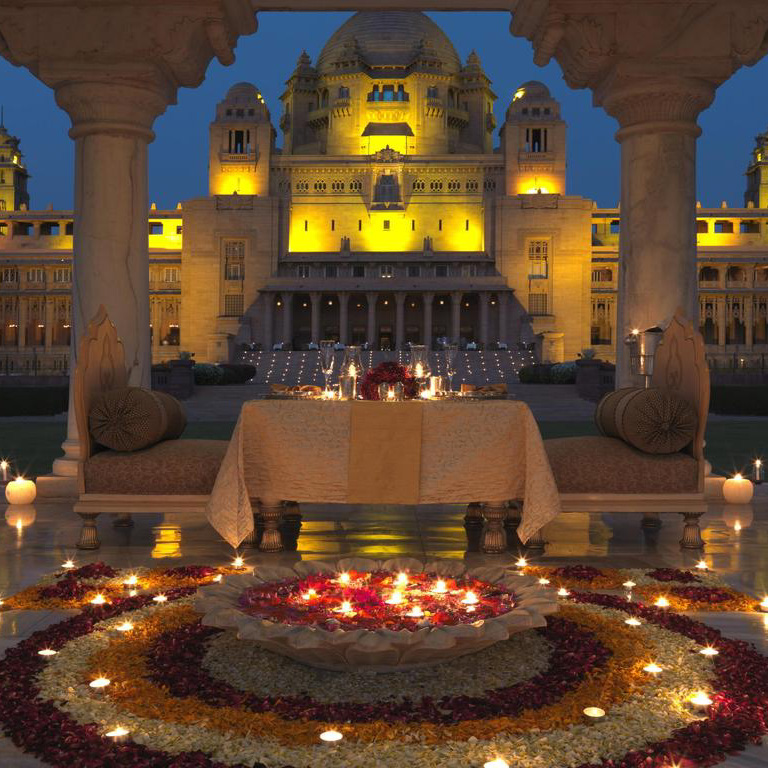 Rambagh Palace Jaipur square